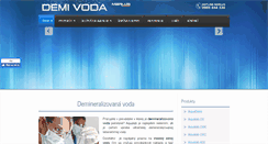 Desktop Screenshot of demi-voda.sk