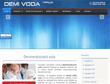 Tablet Screenshot of demi-voda.sk
